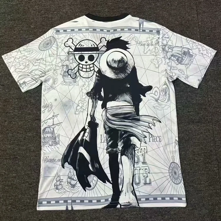 Camiseta de fútbol edición especial ONE PIECE WHITE 2 Japón 2024