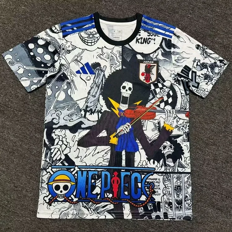 Camiseta de fútbol edición especial ONE PIECE BROOK Japón 2024
