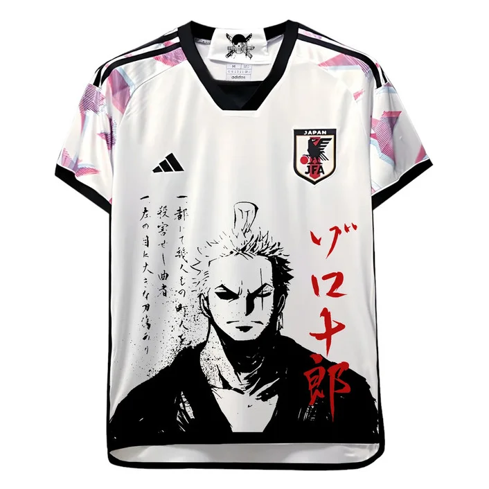 Camiseta de fútbol edición especial Roronoa Zoro de Japón 2025