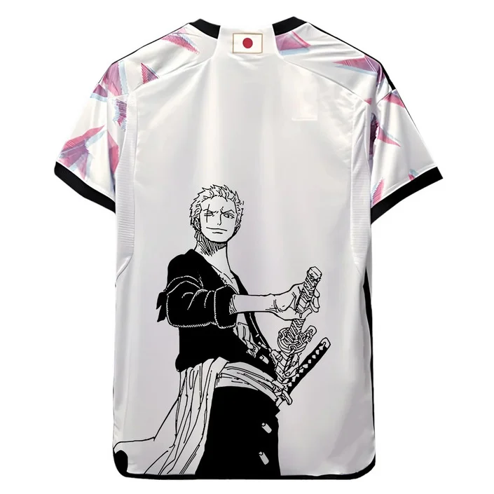 Camiseta de fútbol edición especial Roronoa Zoro de Japón 2025