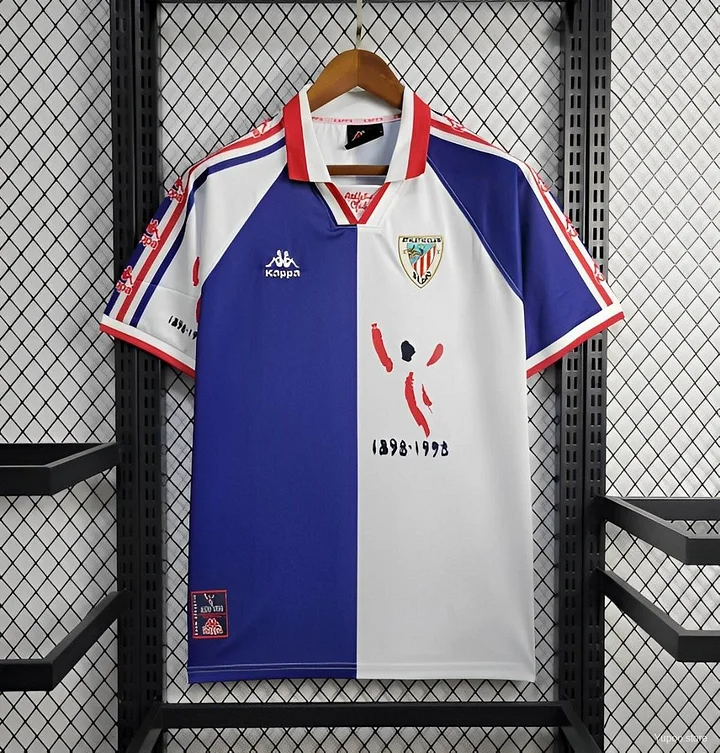 Camiseta retro visitante del Athletic Bilbao 1997/1998