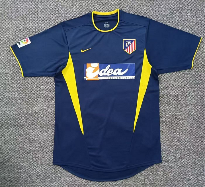 Camiseta retro visitante del Atlético de Madrid 2002/2003