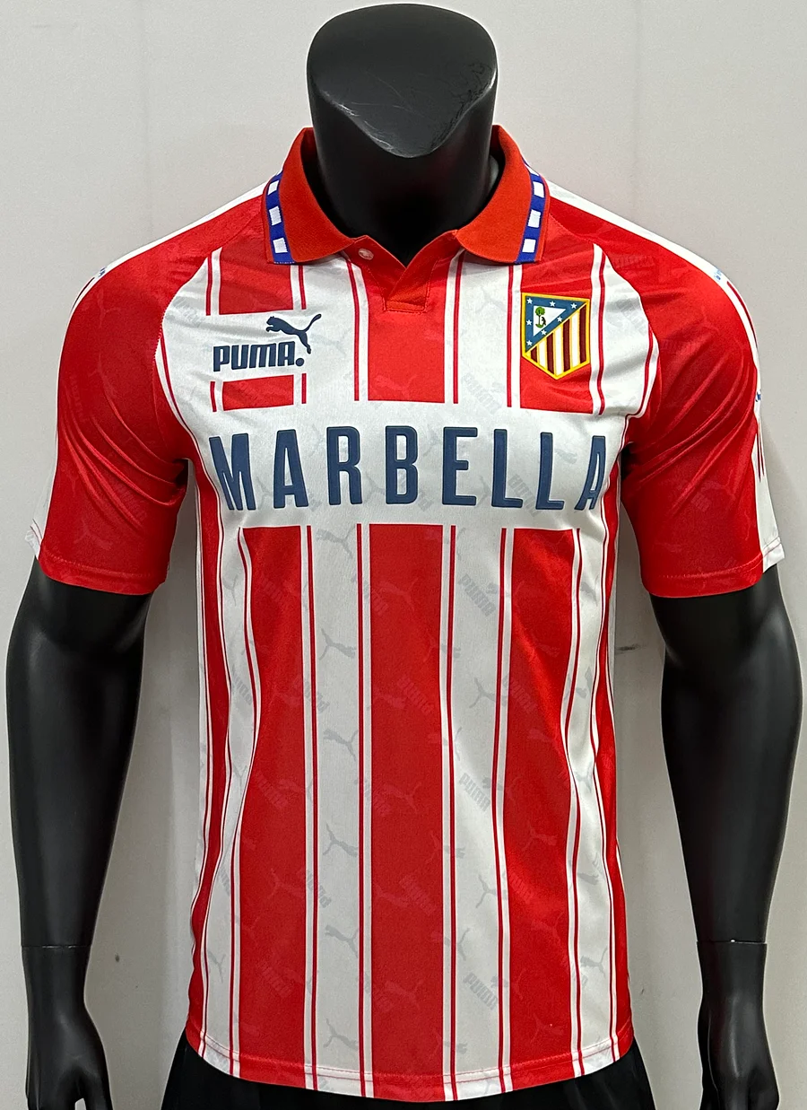 Camiseta retro local del Atlético de Madrid 1994/1995