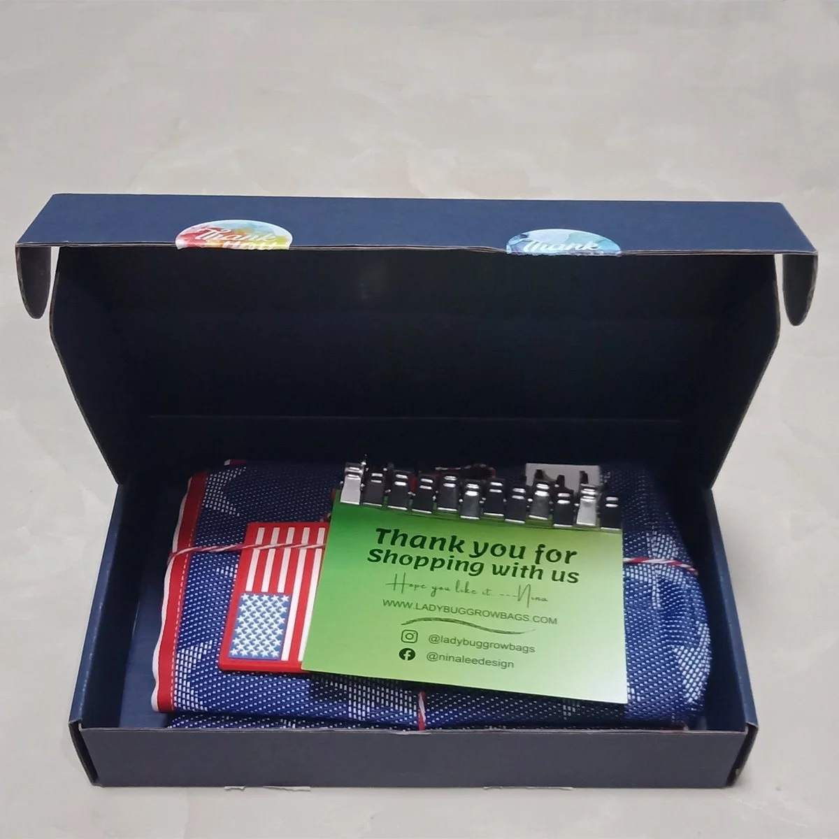 5 Gallon White Star Grow Bag (2 Pack)