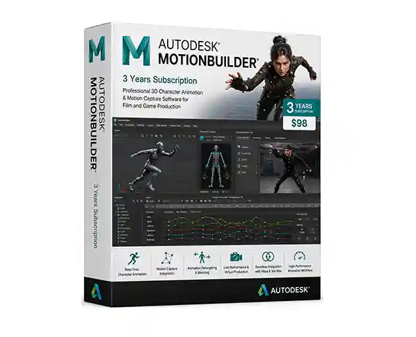 Autodesk MotionBuilder – 3 Years Subscription