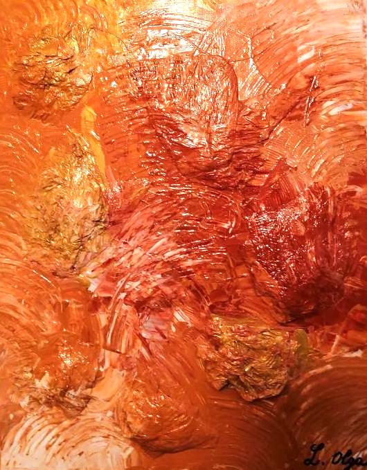 Tableau abstrait moderne unique