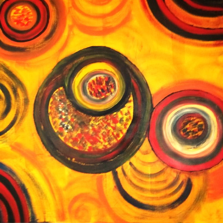 Art abstrait contemporain unique