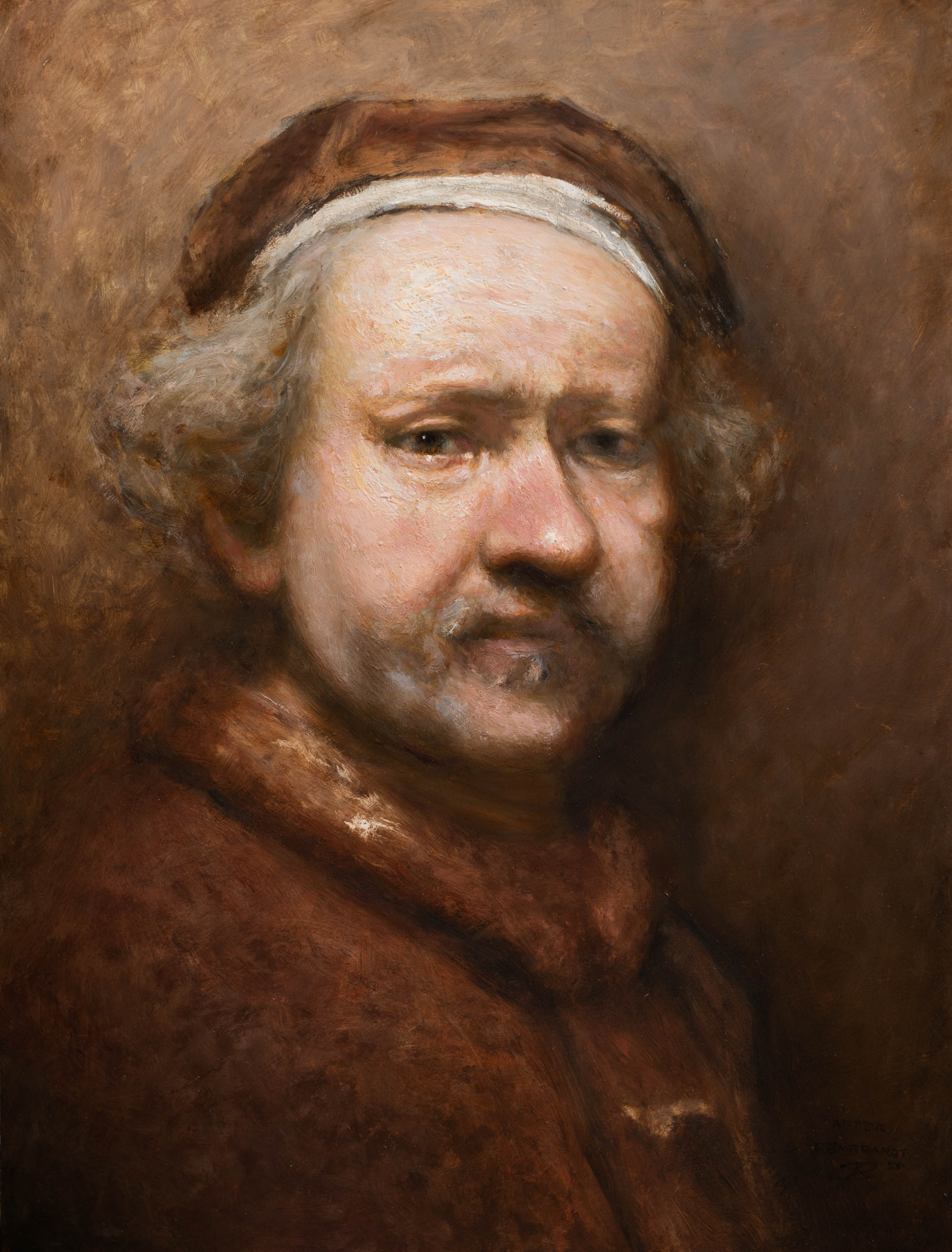 Rembrandt self portrait