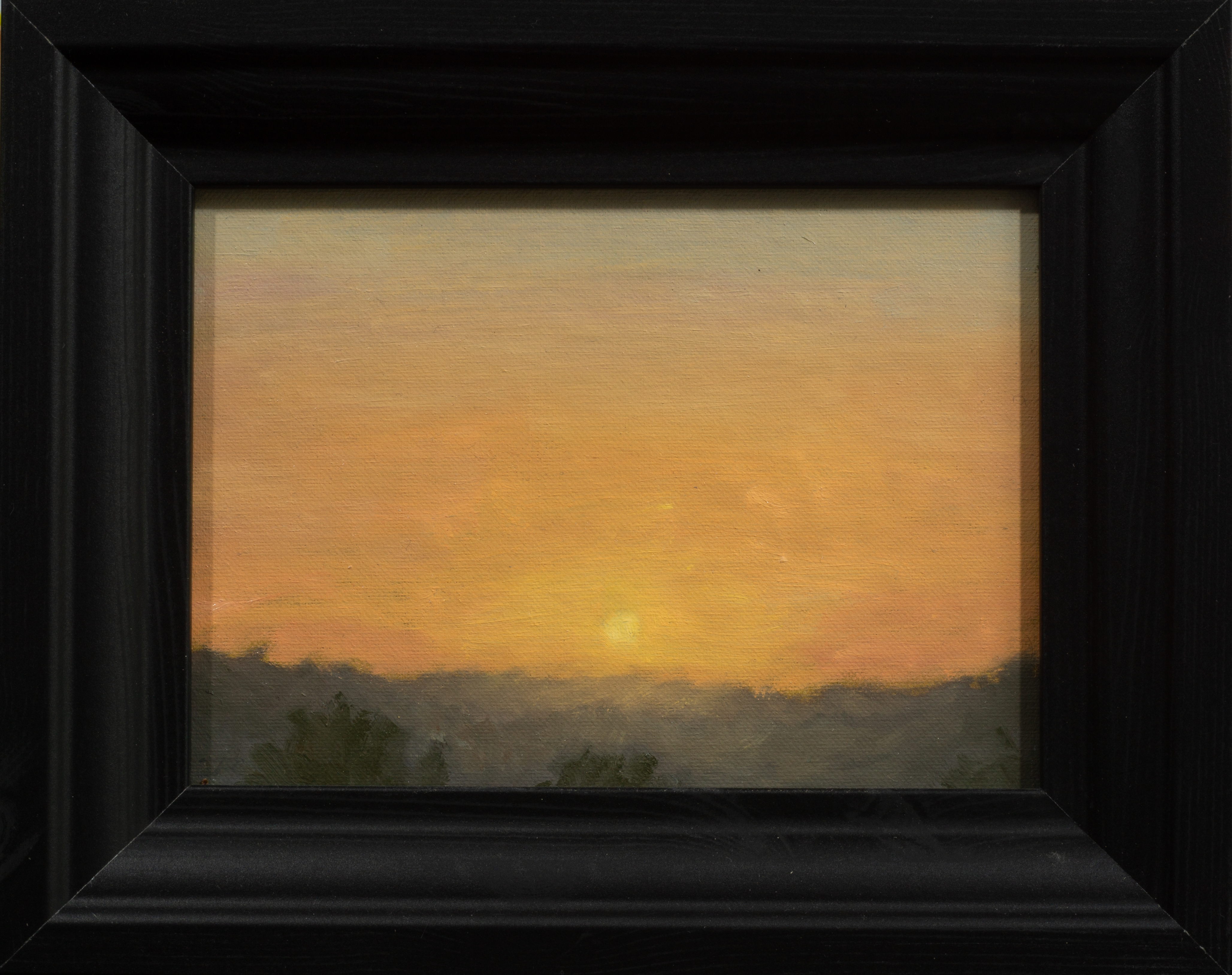 The end of a cloudless day