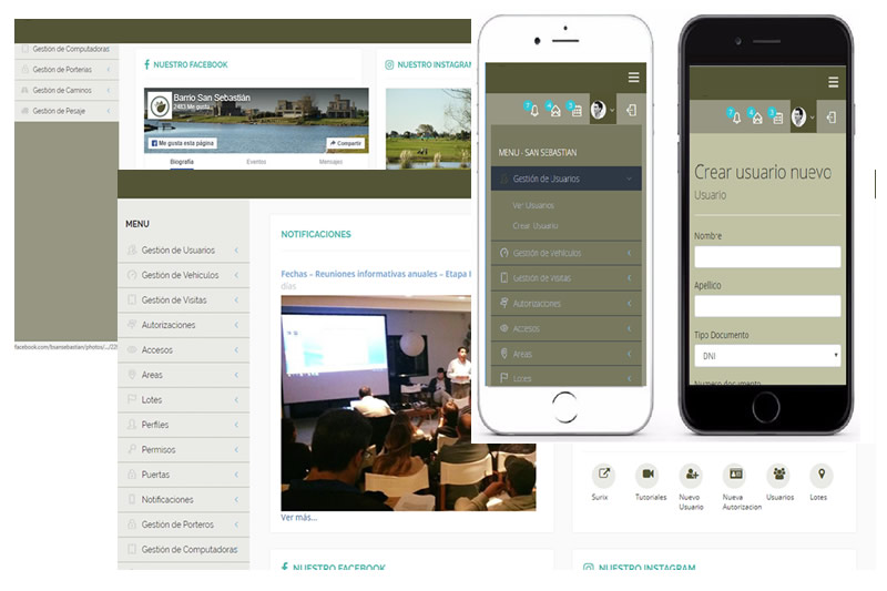 Página Web para Barrios Cerrados