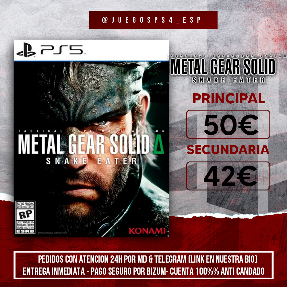 Metal Gear Solid Δ: Snake Eater para PS5