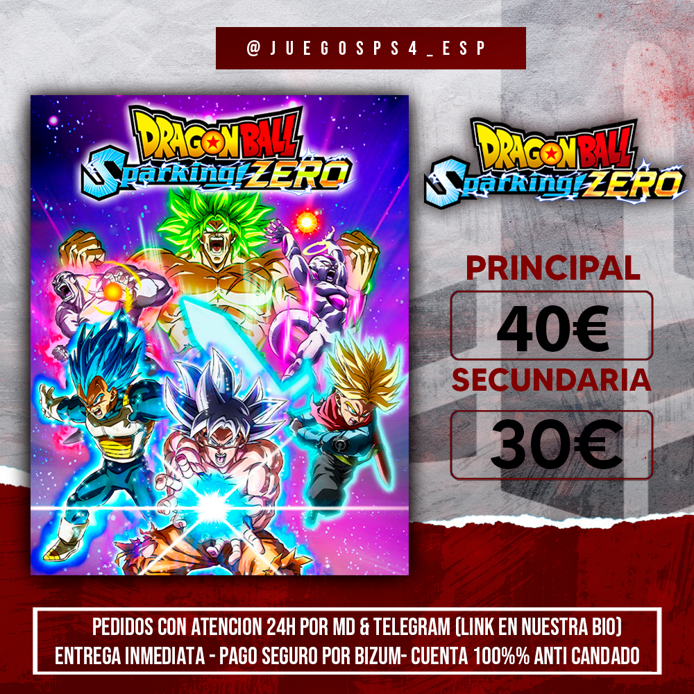 Dragon Ball Sparking Zero PS5