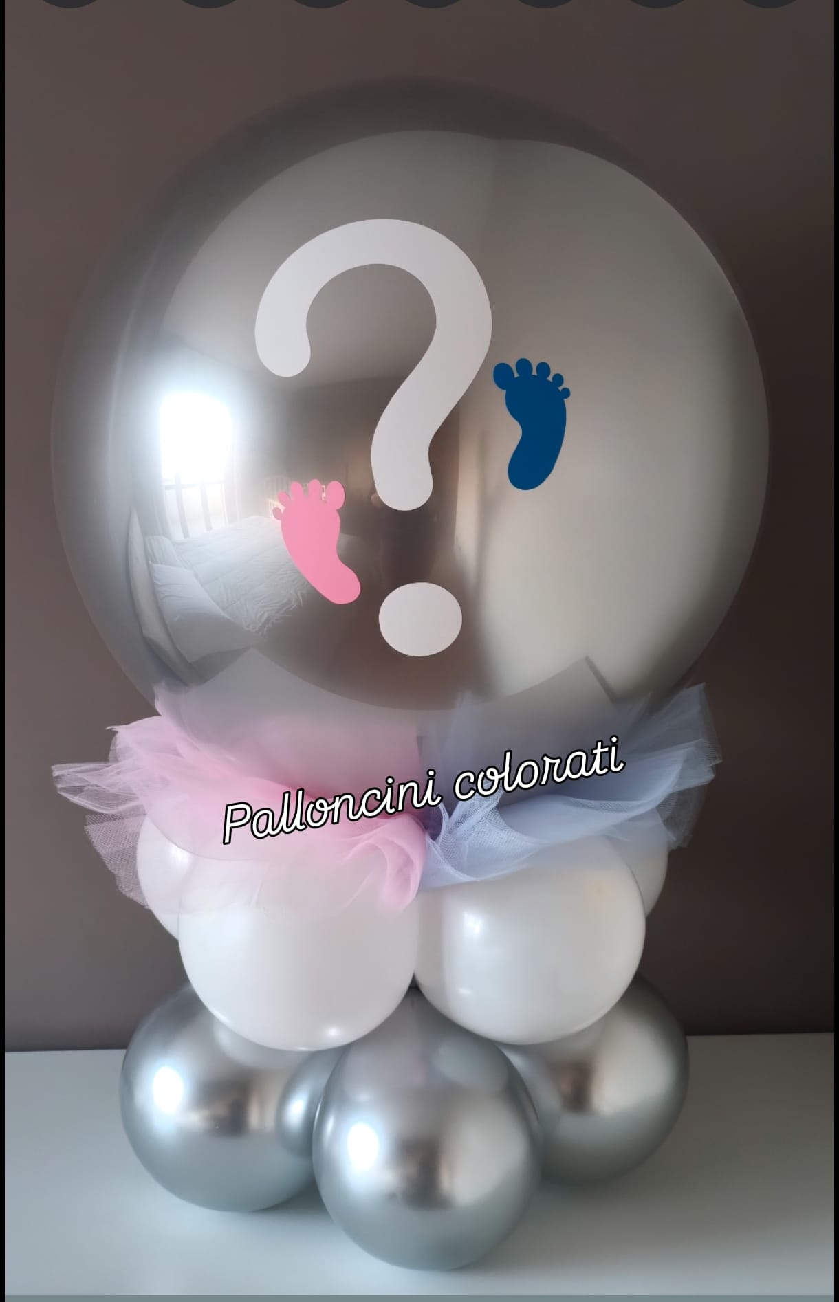 Gender reveal bouquet