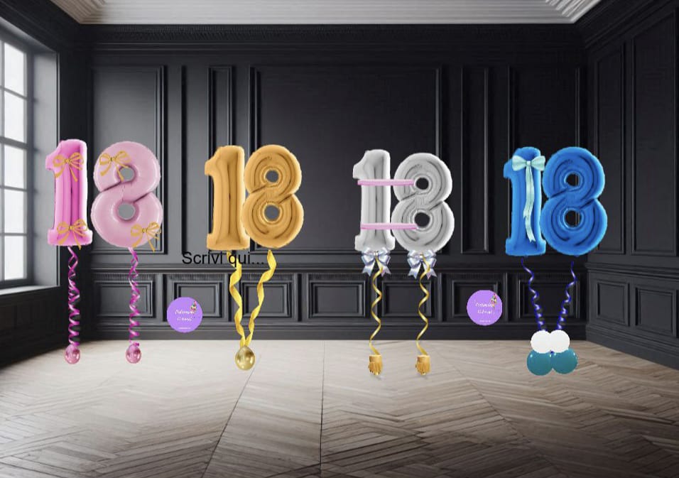 Number 18 Balloon Set
