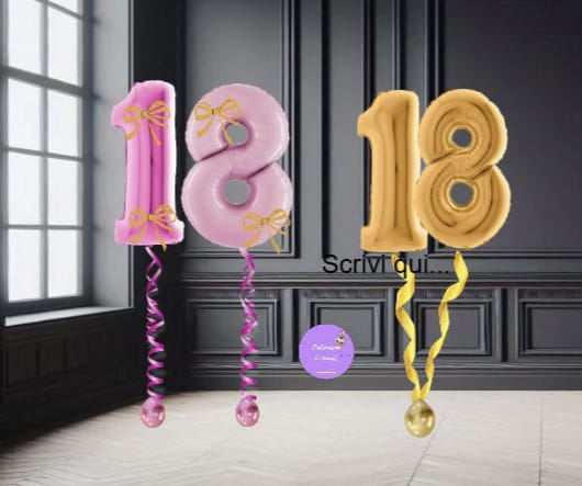 Number 18 Balloon Set