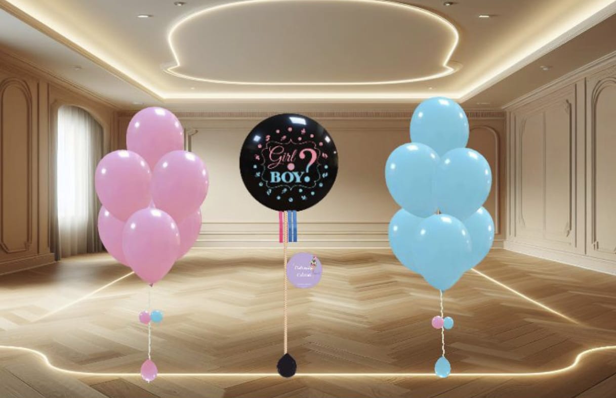 Gender Reveal Balloon Set