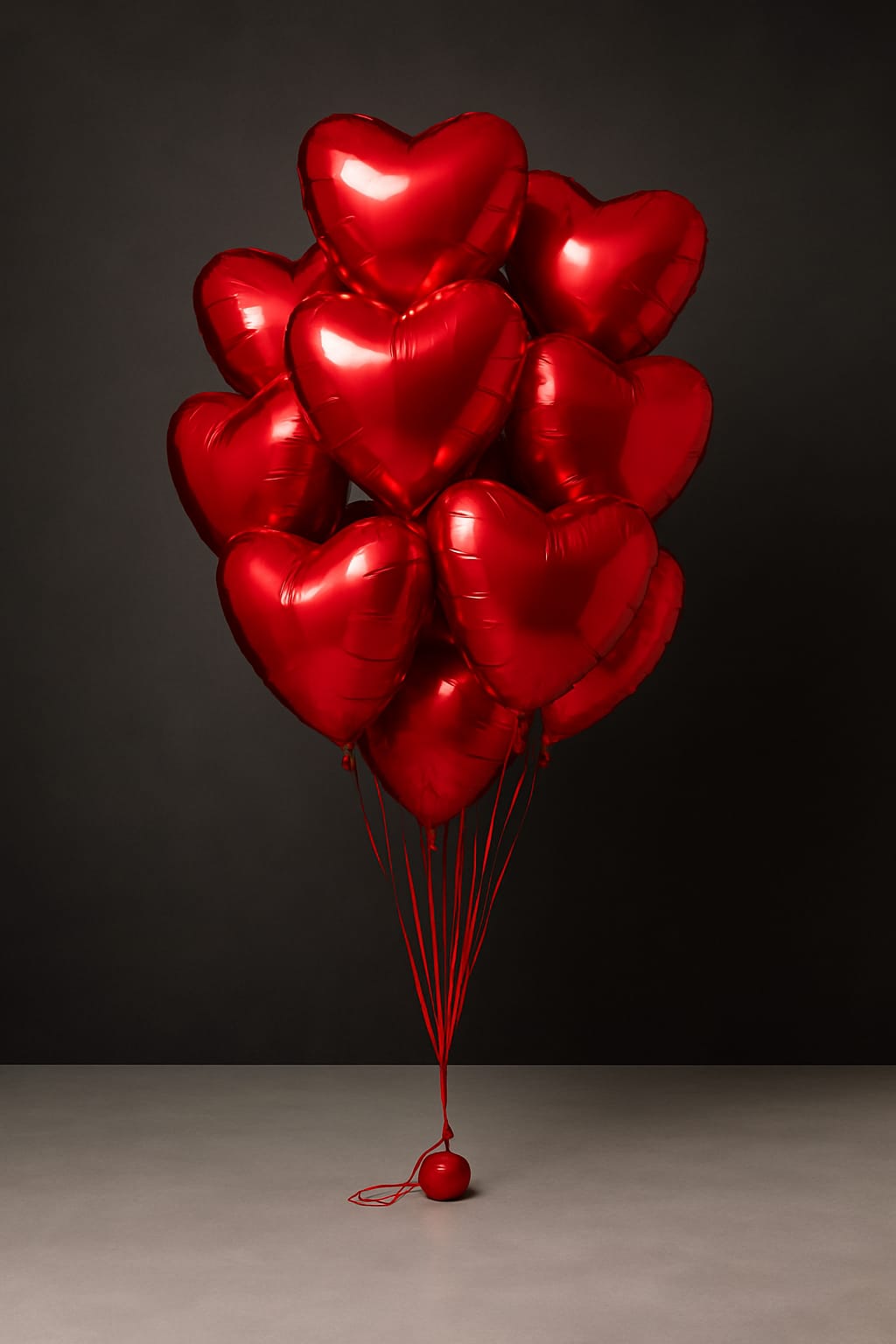 Palloncini a forma di cuore