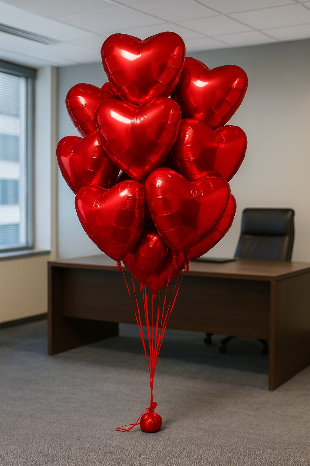 Palloncini a forma di cuore