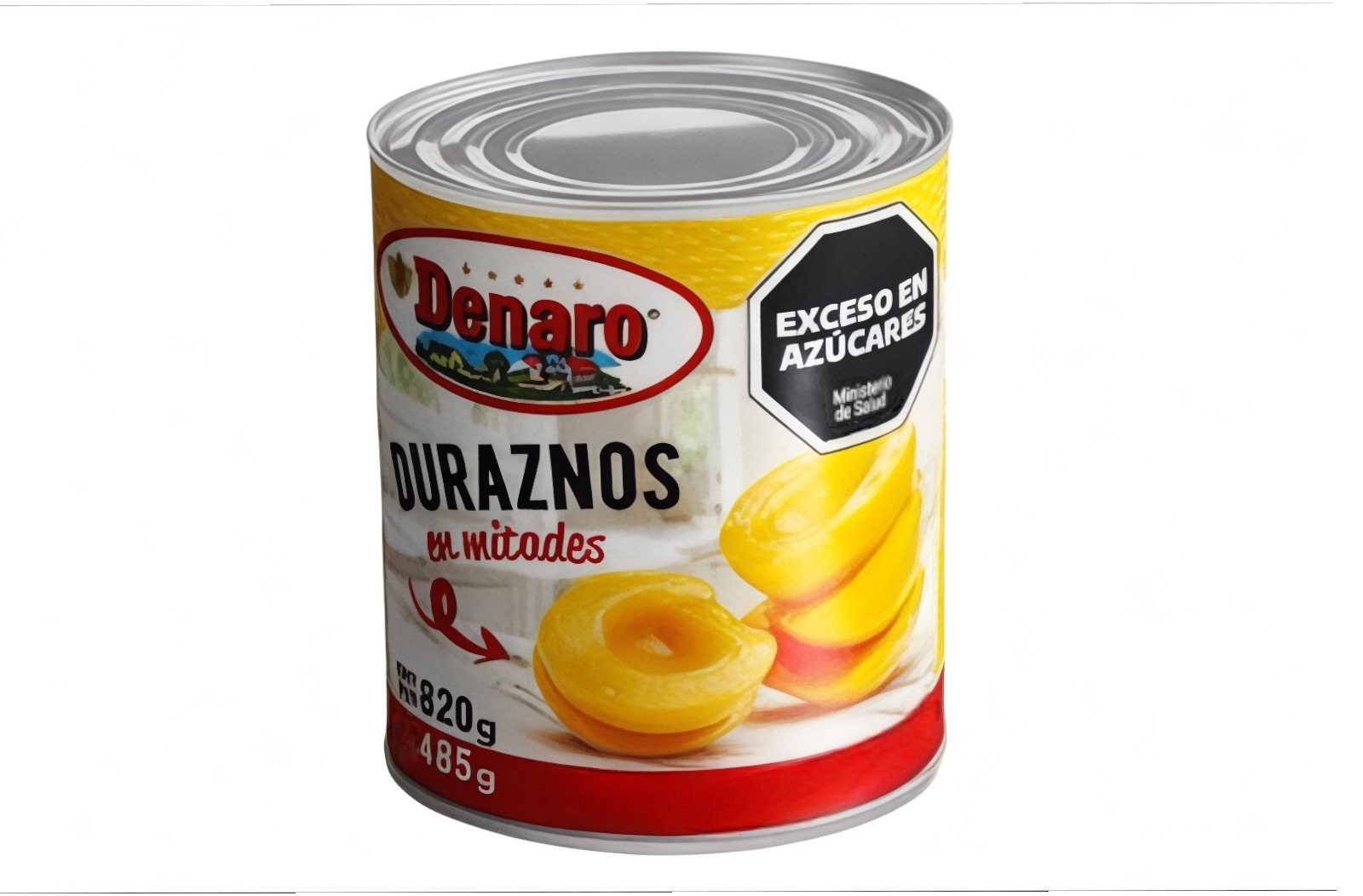 Duraznos en mitades "Denaro" 12 x 820 gr