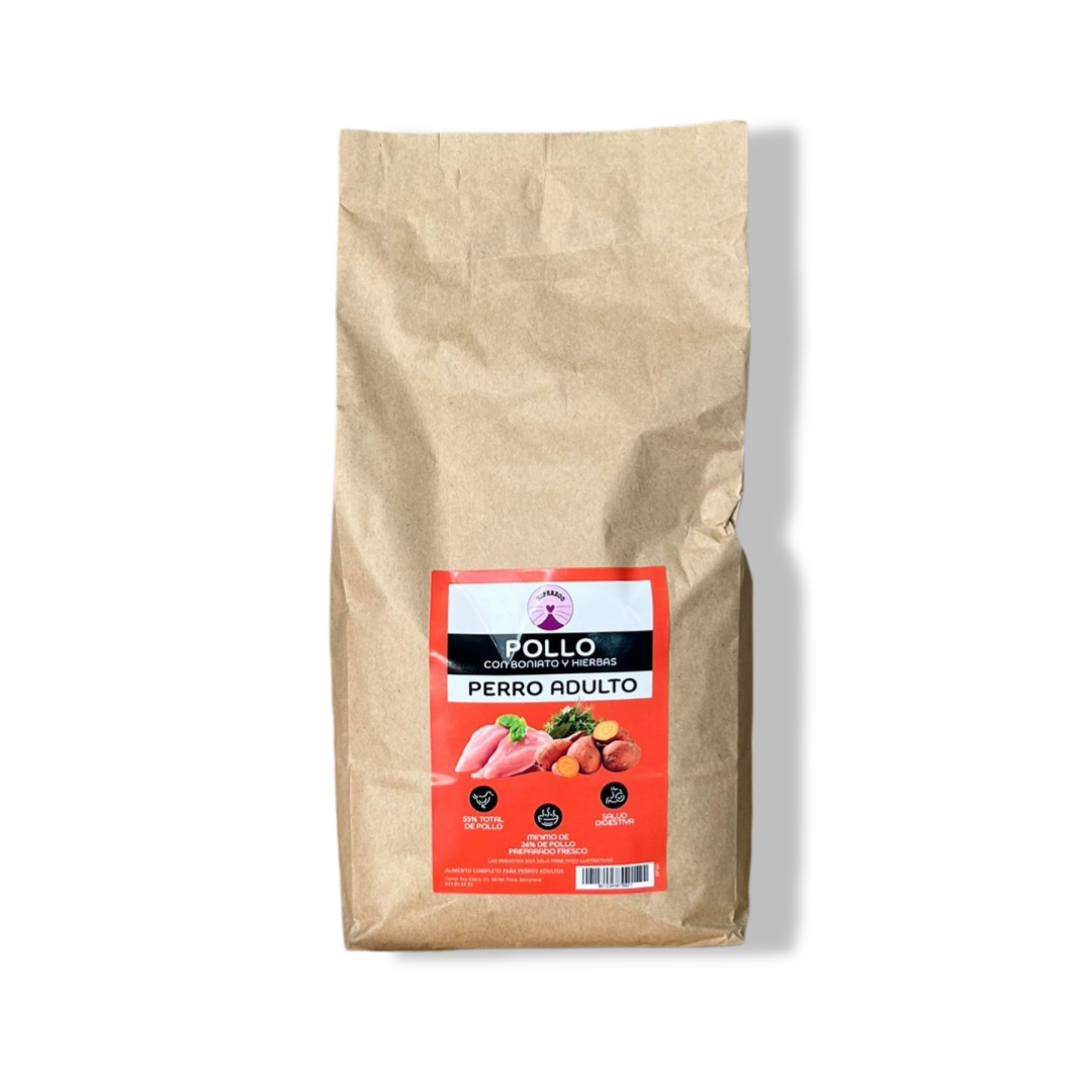 Pollo con boniato y hierbas