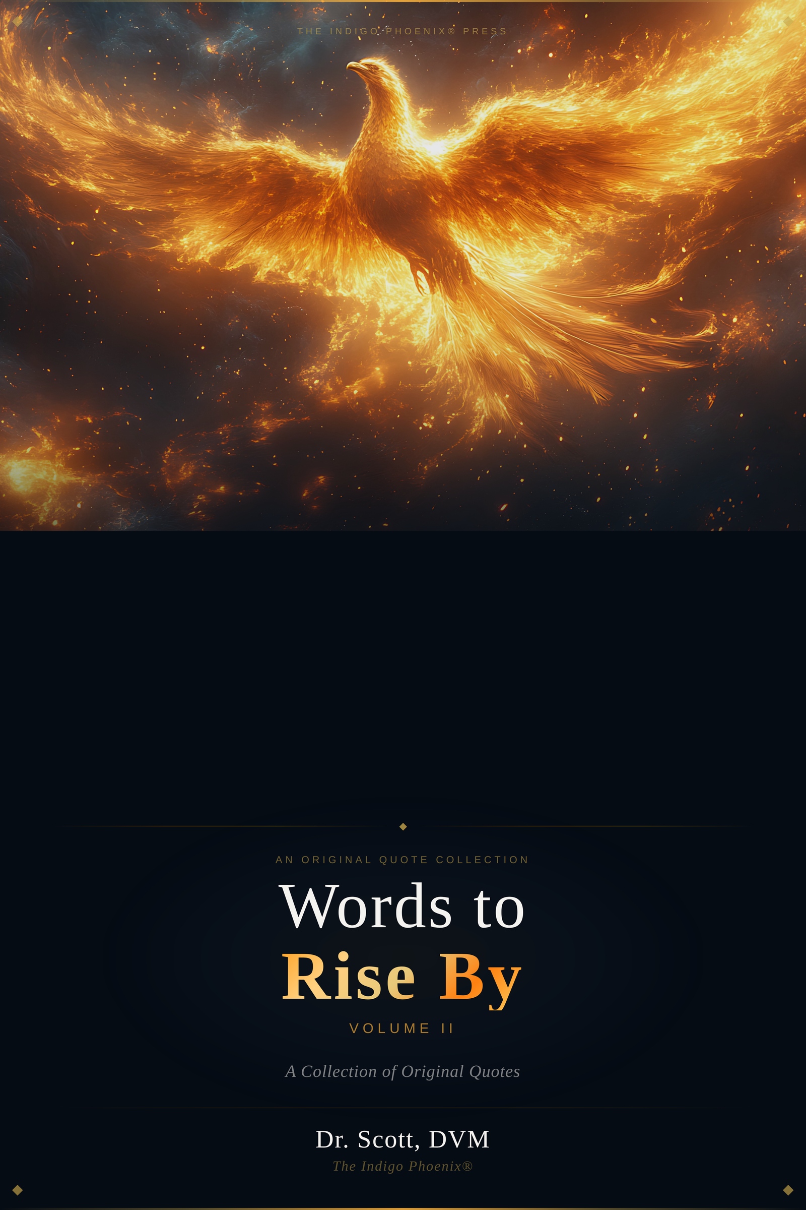 Words to Rise By — Volume II | 58 Original Quotes on Grief, Faith & Rising Again | Inspirational Quote Book | Instant Digital Download | By Dr. Scott, DVM