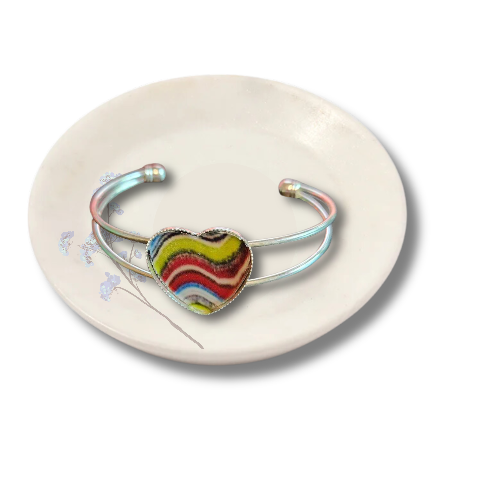 Jewelry - Fordite Style Cabochon Bracelet