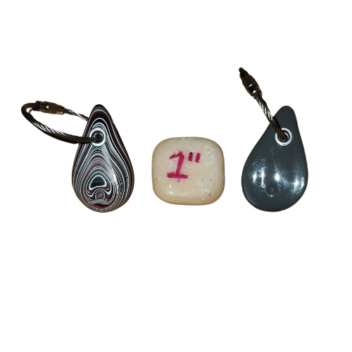 Fordite Keychain - Jeep Fordite