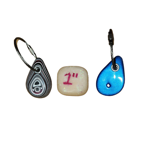 Fordite Keychain - Jeep Fordite