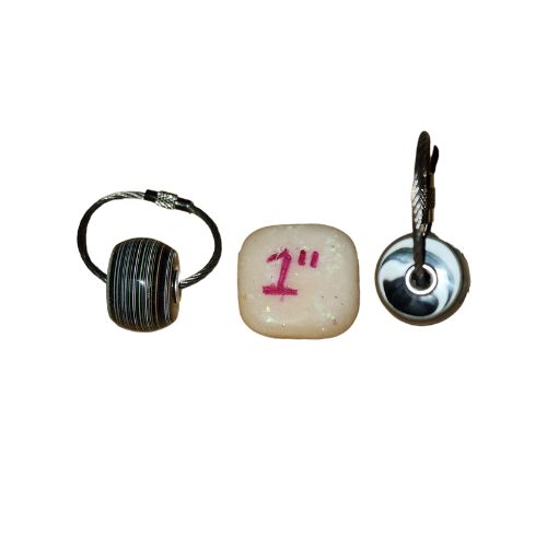Fordite Keychain - Jeep Fordite bead