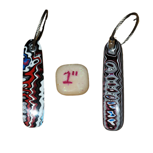 Fordite Keychain - Jeep Fordite