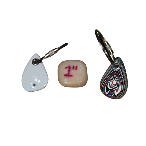 Fordite Keychain - Jeep Fordite