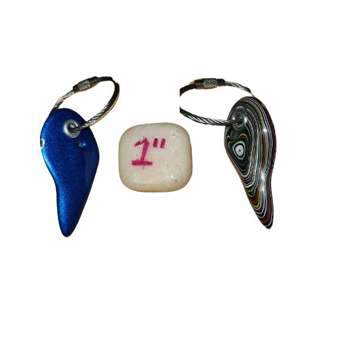 Fordite Keychain - Jeep Fordite