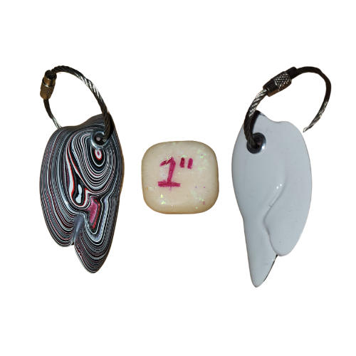Fordite Keychain - Jeep Fordite