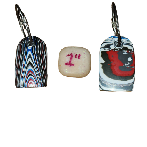 Fordite Keychain - Jeep Fordite