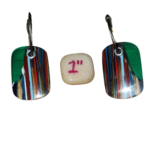 Fordite Keychain - Surfite