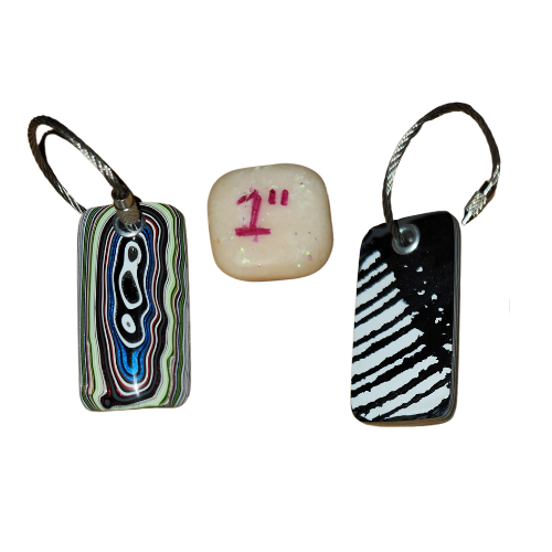 Fordite Keychain - Jeep Fordite