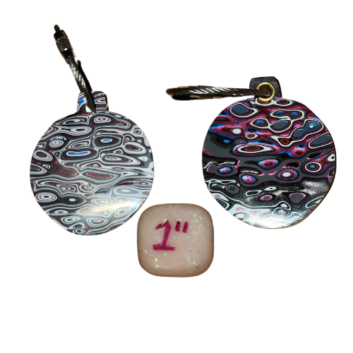 Fordite Keychain - Jeep Fordite