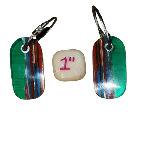 Fordite Keychain - Surfite