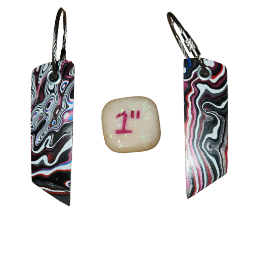Fordite Keychain - Jeep Fordite