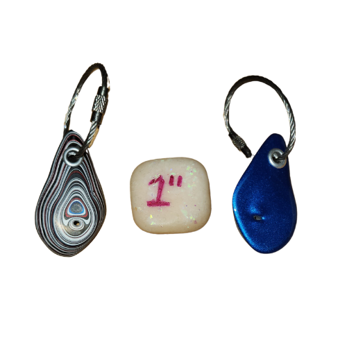 Fordite Keychain - Jeep Fordite