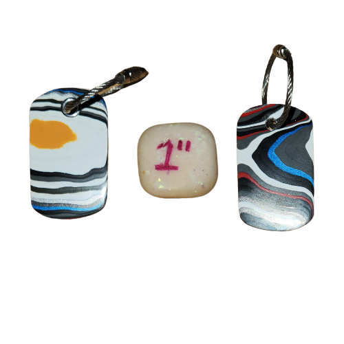 Fordite Keychain - Jeep Fordite