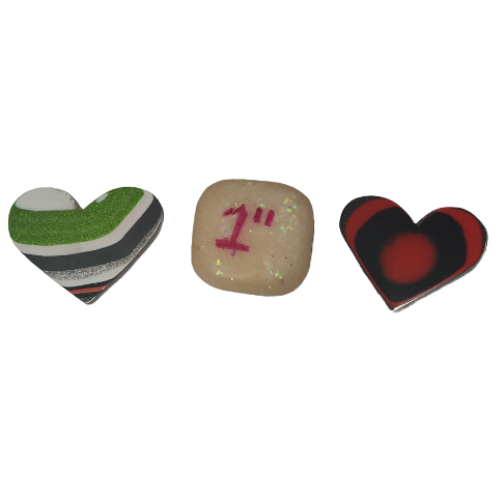 Fordite Cabochon - Jeep Heart