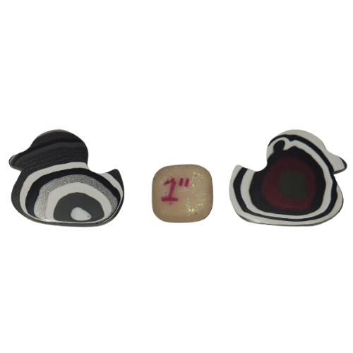 Fordite Cabochon - Jeep Duck