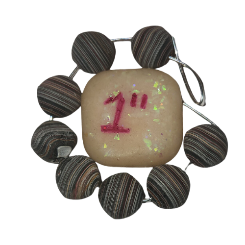 Fordite Cabochon - Bead