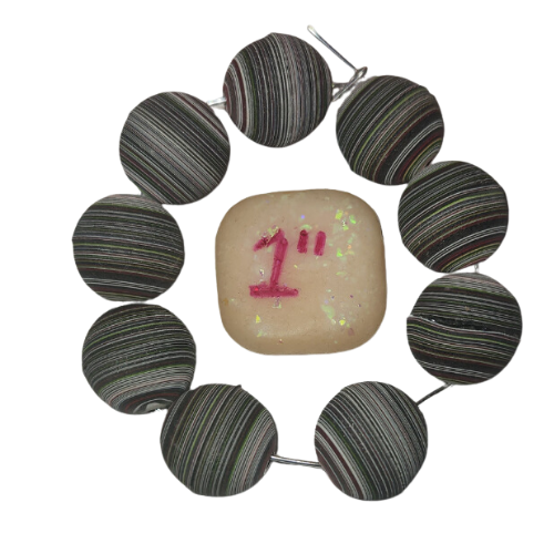 Fordite Cabochon - Bead