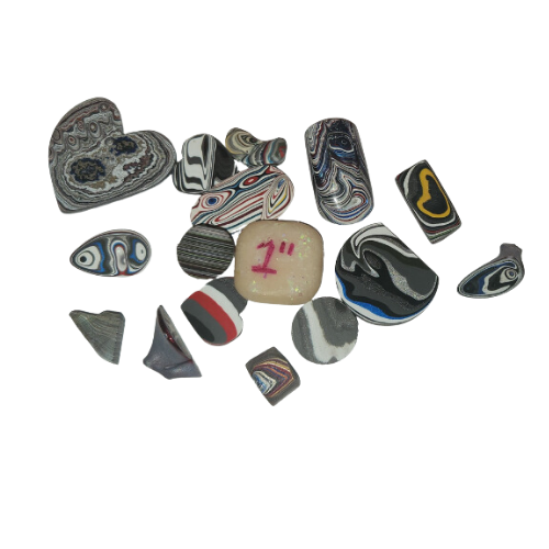 Fordite Cabochon - Sample Pack