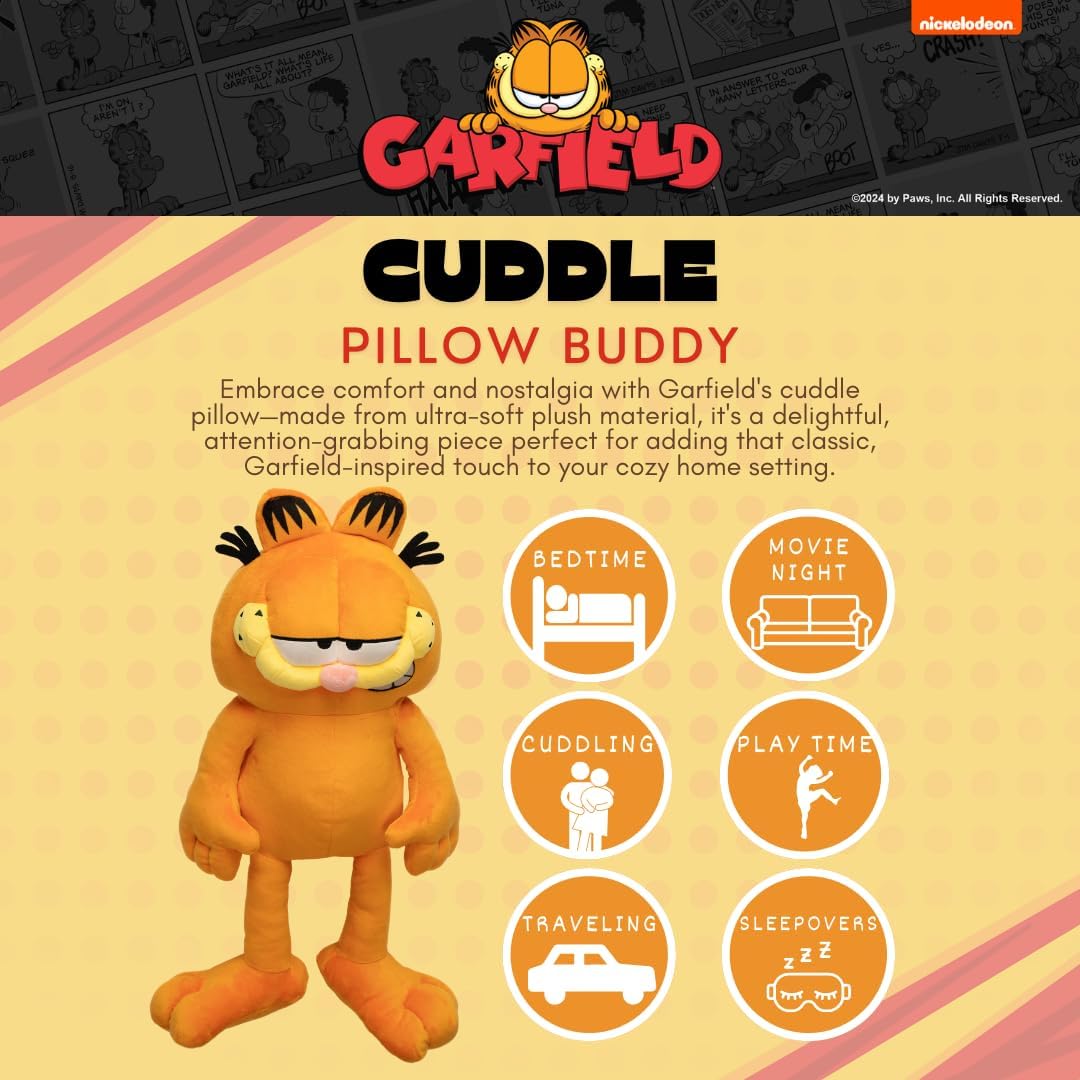 Pallet: Garfield Bedding Super Soft Cozy Decorative Cuddle Pillow,