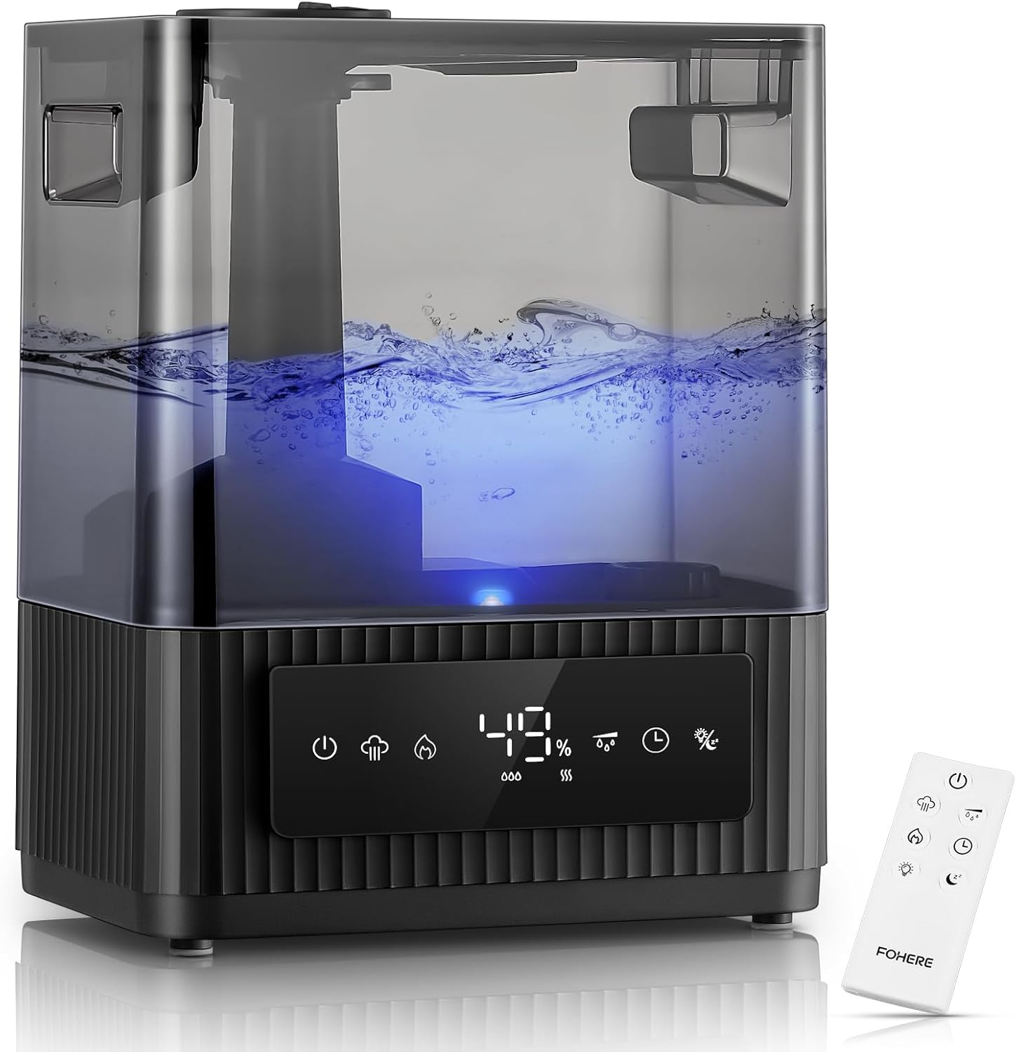 Pallet: FOHERE 6L Warm and Cool Mist Humidifiers for Bedroom, 60H Quiet Runtime, Smart Humidity Control, Oil Diffuser, Sleep Mode, 12H Timer