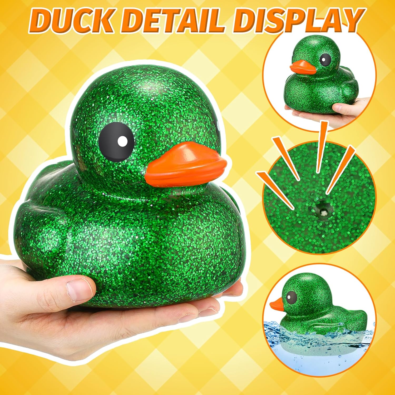 Pallet: Giant Sparkly Squeaky Ducks