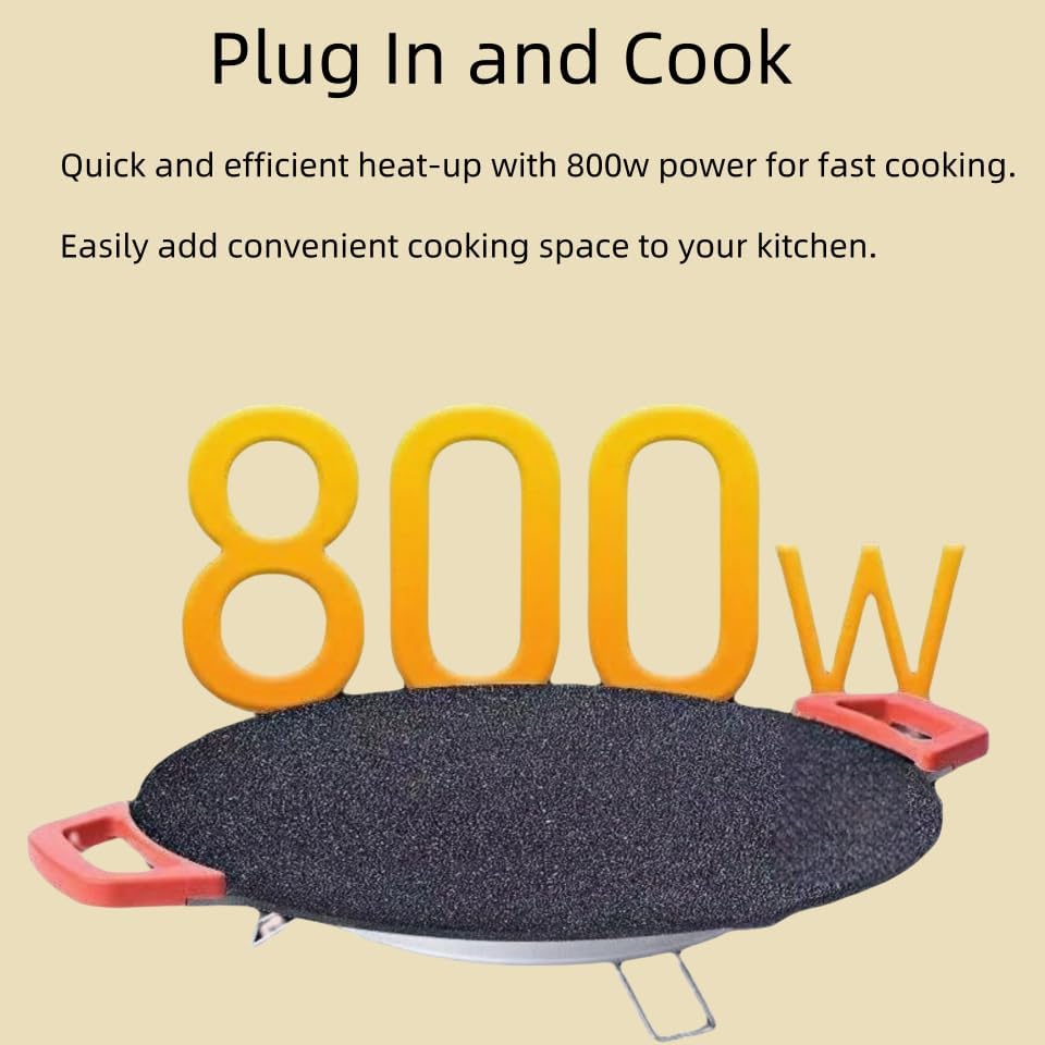 Pallet: 14.2" Nonstick Electric Griddle – 800W Indoor Smokeless Grill with Removable Temp Control